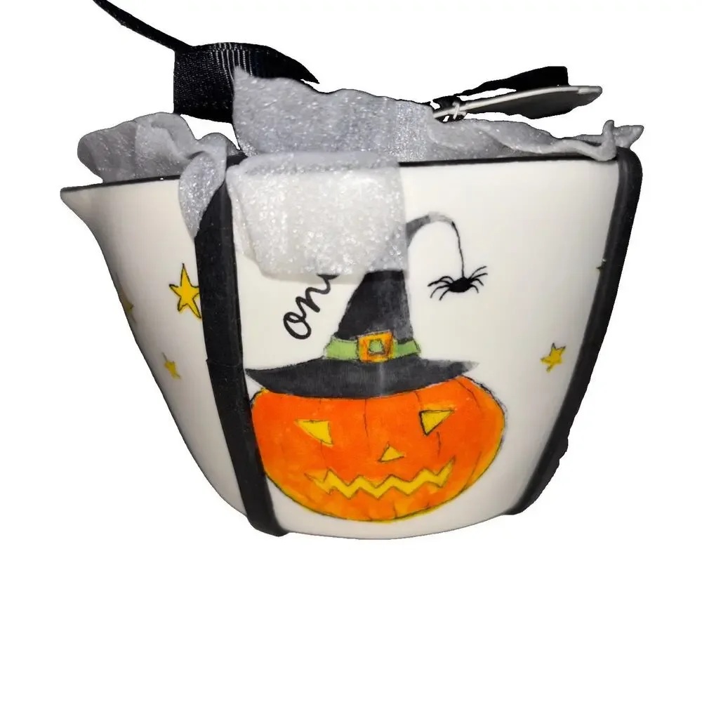 Rae Dunn Pumpkin Ghost Black Cat Bat Halloween Measuring Cups Hard to Find NEW